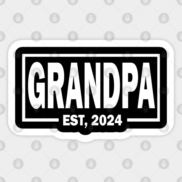 grandpa est 2024 Sticker by mdr design